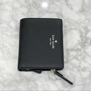 ♠️ Kate Spade Small Black Leather Wallet